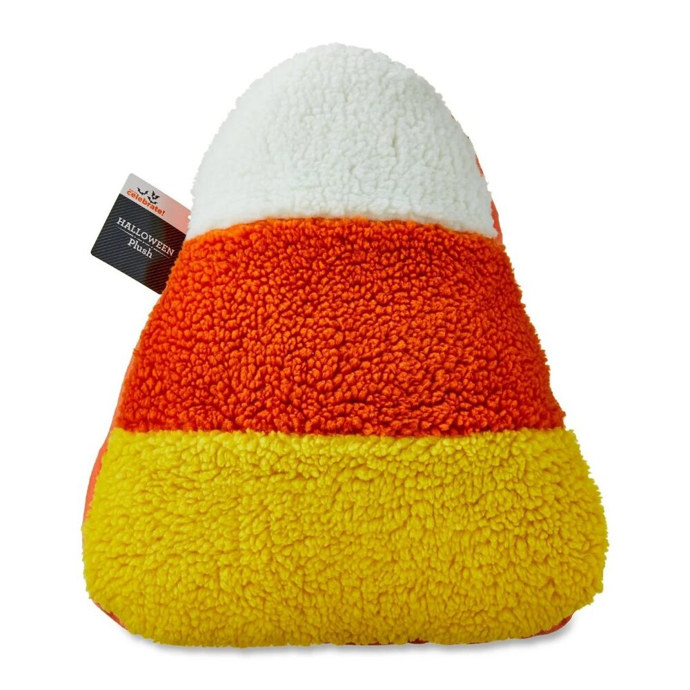 Way To Celebrate 14" CANDY CORN Halloween Throw Pillow